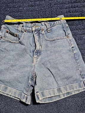 Light Blue Denim Roll-Cuff Women's Shorts